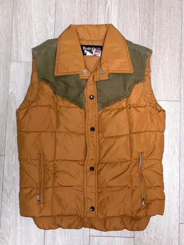 70s Tempco 구스 다운 베스트