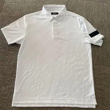 타이틀리스트 피케 셔츠 화이트 L 사이즈