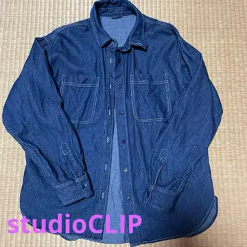 studio CLIP 데님 셔츠