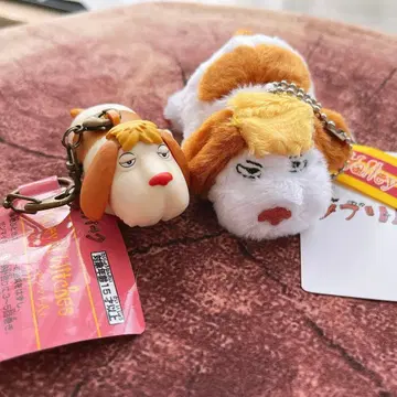 지브리 파크 힌 태엽식 키링 마스코트 키링 2개 세트