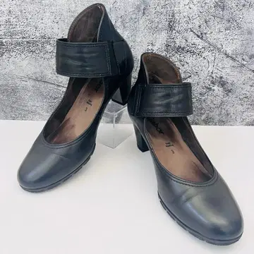 새상품급! 가보 Gabor 펌프스 청키힐 앵클 벨트