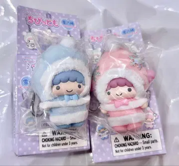 산리오 치비토모 리틀트윈스타 키키라라 눈의 요정 마스코트