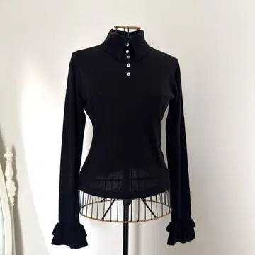 Foxey 니트 프릴 장식 커프스 40