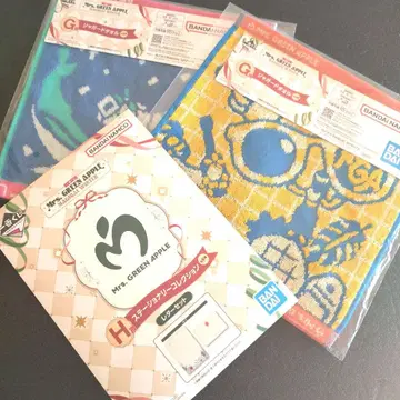 Mrs. GREEN APPLE 1번 복권 타월 레터 세트 메모 세트