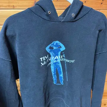 90's Timi McGraw 프린트 후드티 XL USA 멕시코제