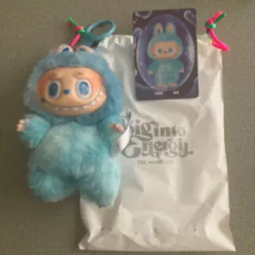 빅 몬스터 Labubu 스카이블루 약 15cm