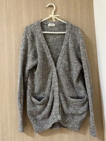 IENA 이에나 니트 가디건 그레이 계열 캐시미어 혼방