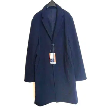 새상품 네이비 스트레치 체스터 코트/XL