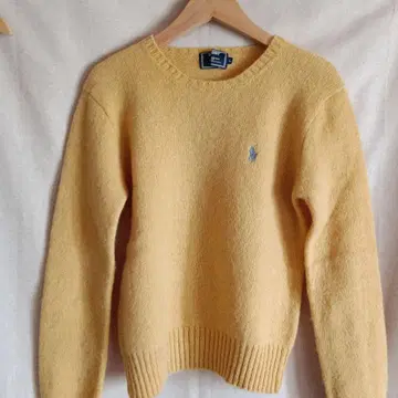 폴로 로고 자수 크루넥 스웨터 여성용