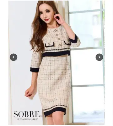 소브레 SOBRE 베이지 셋업풍 원피스