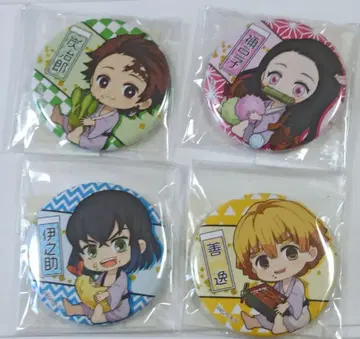 귀멸의 칼날 캔 배지 세트