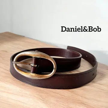 Daniel&Bob leather belt 32 brown