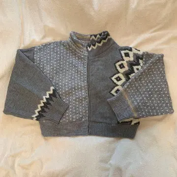 77circa 집업 긴팔 니트 가디건