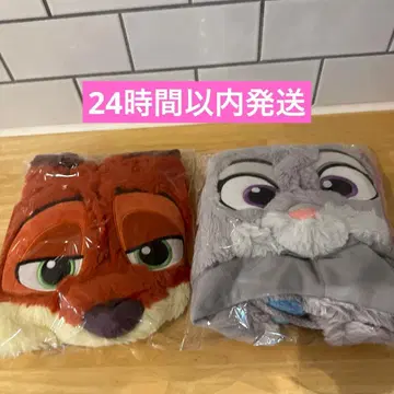 미사용 새상품 디즈니 닉 주디 팬캡 세트