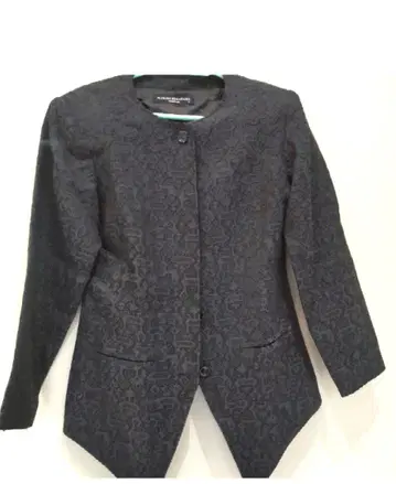 노카라 자켓 M 사이즈 불규칙 헴