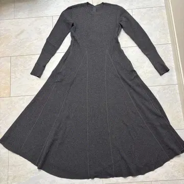 새상품급 개럴개런트 와플 원단 롱 원피스