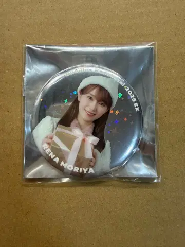 모리야 레이나 캔뱃지 산타