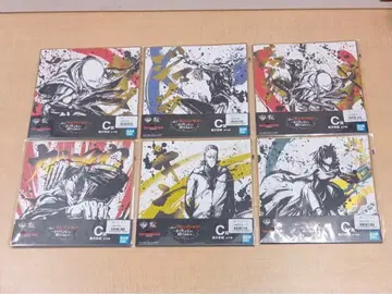 제일복권 원펀맨 ~또 원펀맨으로 끝나버렸다~ C상 묵식 색지 6장