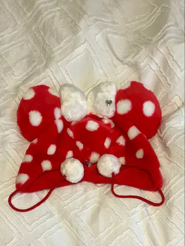 디즈니 팬캡 빨간색