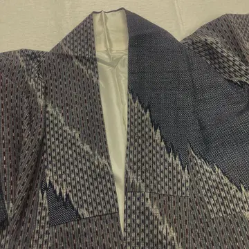 캐주얼 기모노 사선 스트라이프 무늬