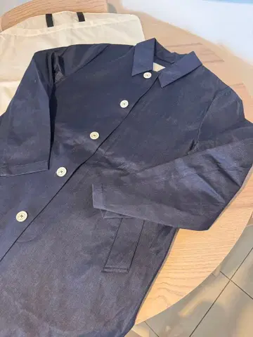 미사용 새상품급 MACKINTOSH 스텐카라 코트 사이즈 42 네이비