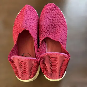 G56 Gomyu 메쉬 편직 핑크 스니커즈 M