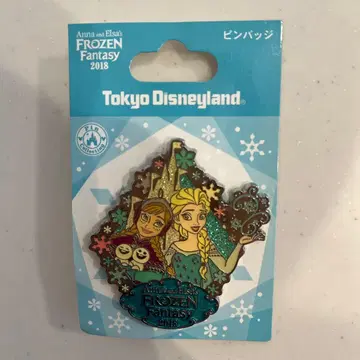 안나와 엘사 FROZEN Fantasy 2018 핀 배지