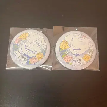 원피스 상디의 여기가 올 블루다~ 하트형 캔뱃지 상디