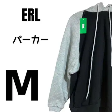 [택 포함] ERL 후드티 M 사이즈 그레이/블랙