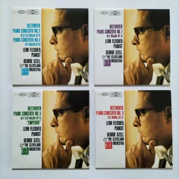 플라이셔와 셀 베토벤/피아노 협주곡 전곡 [ EPIC/종이 자켓 ]