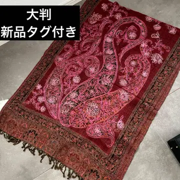 택 포함 새상품 정가 13,440엔 대형 AS KNOW AS 스톨 머플러