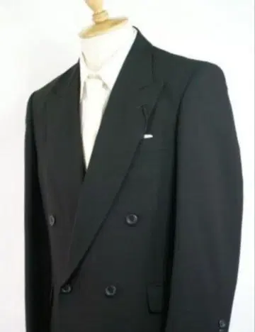 새상품 더블 썸머 포멀 슈트 A7 블랙 예복 관혼상제 조절 가능
