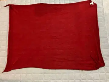 prit 울 100% 스톨 머플러 빨간색 얇은