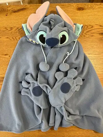 [ 새상품급 ] 도쿄 디즈니 리조트 스티치 판초 케이프