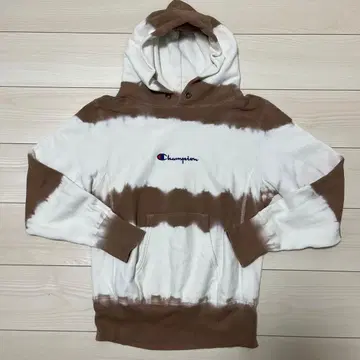 Champion 타이 다이 후드티 S 리버스 위브