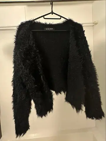 퍼 니트 가디건