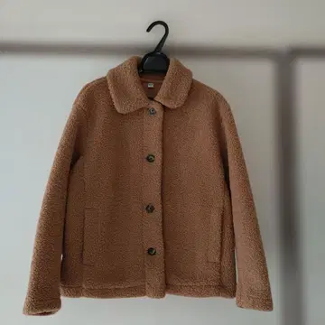 유니클로 보아 자켓 브라운 S 사이즈