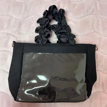 자카마트 프릴 토트백 이타백 A4