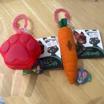 주토피아 키링 세트 아이스캔디 당근