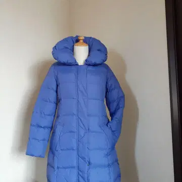 청보라색 다운 자켓