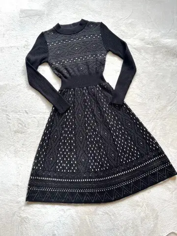 [ and couture ] 앙데팡당 니트 원피스 38 M S