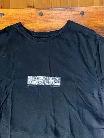 STANPD IKEA 박스 프린트 블랙 T셔츠