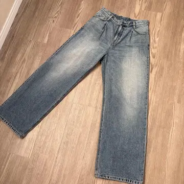 두지엠 클라세 턱 배기 데님 38 사이즈