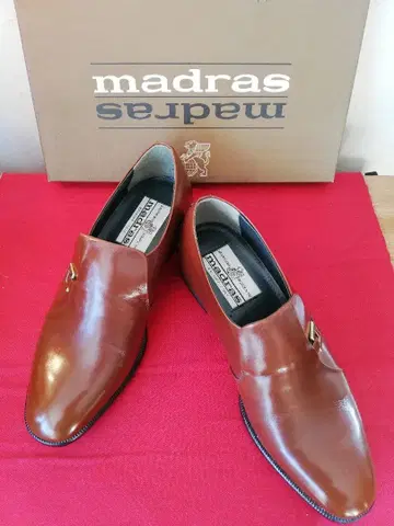 새상품 madras 마드라스 24 EEE 비즈니스 슈즈 브라운