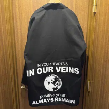 12 DEAN 블랙 스텐카라 코트 UK48 한국