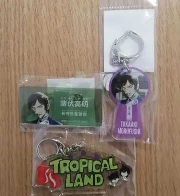 명탐정 코난 코난랜드 아크릴 네임 배지, 참 키링 모로후시 타카아키