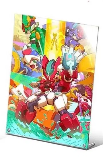 록맨 제로 이캡콤 한정판 아크릴 아트