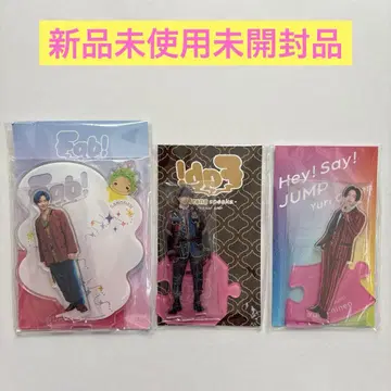 Hey! Say! JUMP 치넨 유리 아크릴 스탠드 3개 새상품
