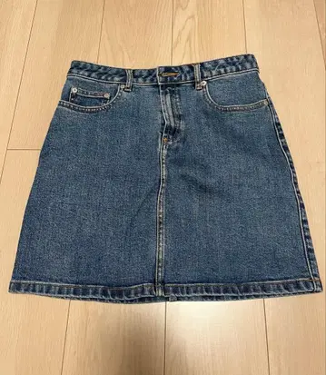 A.P.C. 데님 미니 스커트 34 사이즈