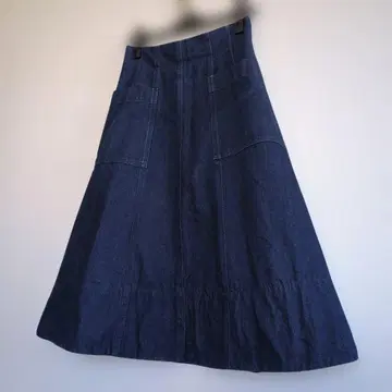 [ 새상품급 ] 12closet A라인 플레어 데님 스커트 36 사이즈